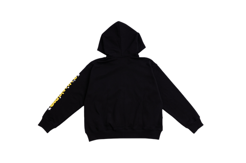 CROPPED HOOD - BLACK