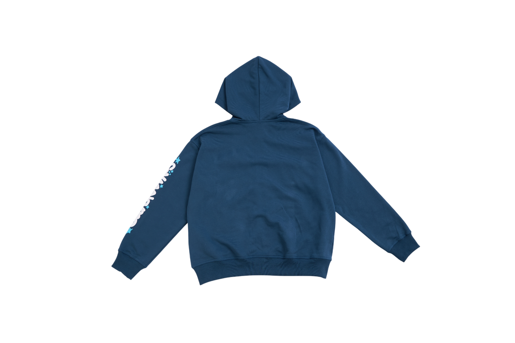 CROPPED HOOD - NAVY BLUE