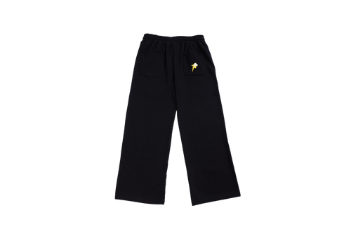 STRAIGHT SWEATPANT - BLACk