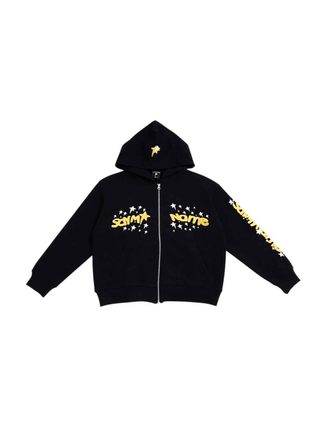 CROPPED HOOD - BLACK