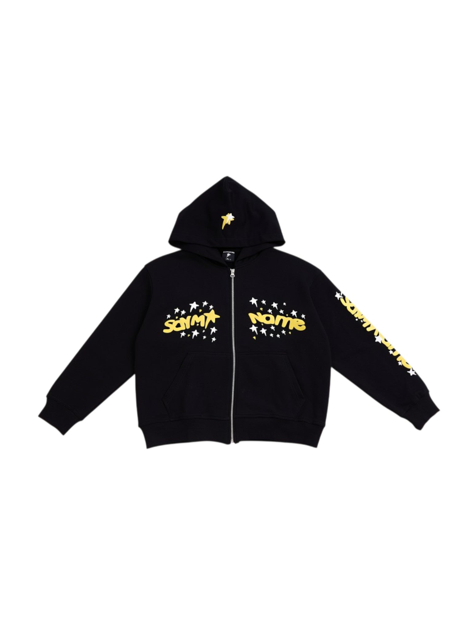 CROPPED HOOD - BLACK