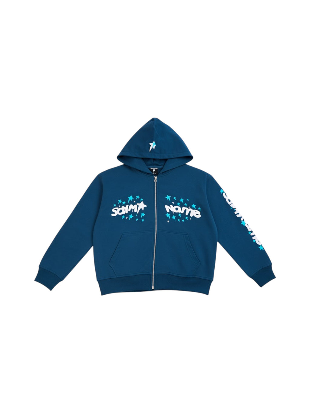 CROPPED HOOD - NAVY BLUE